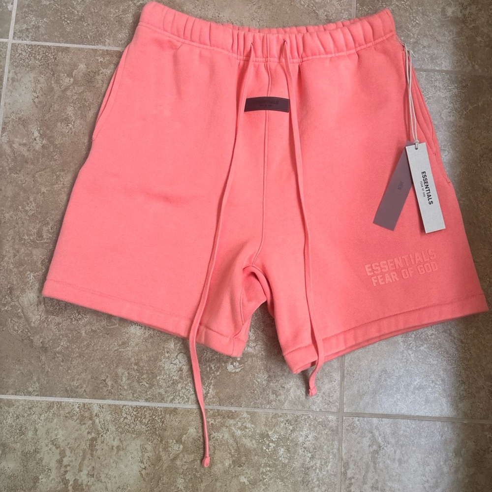 Essentials Fear of God Pink Shorts